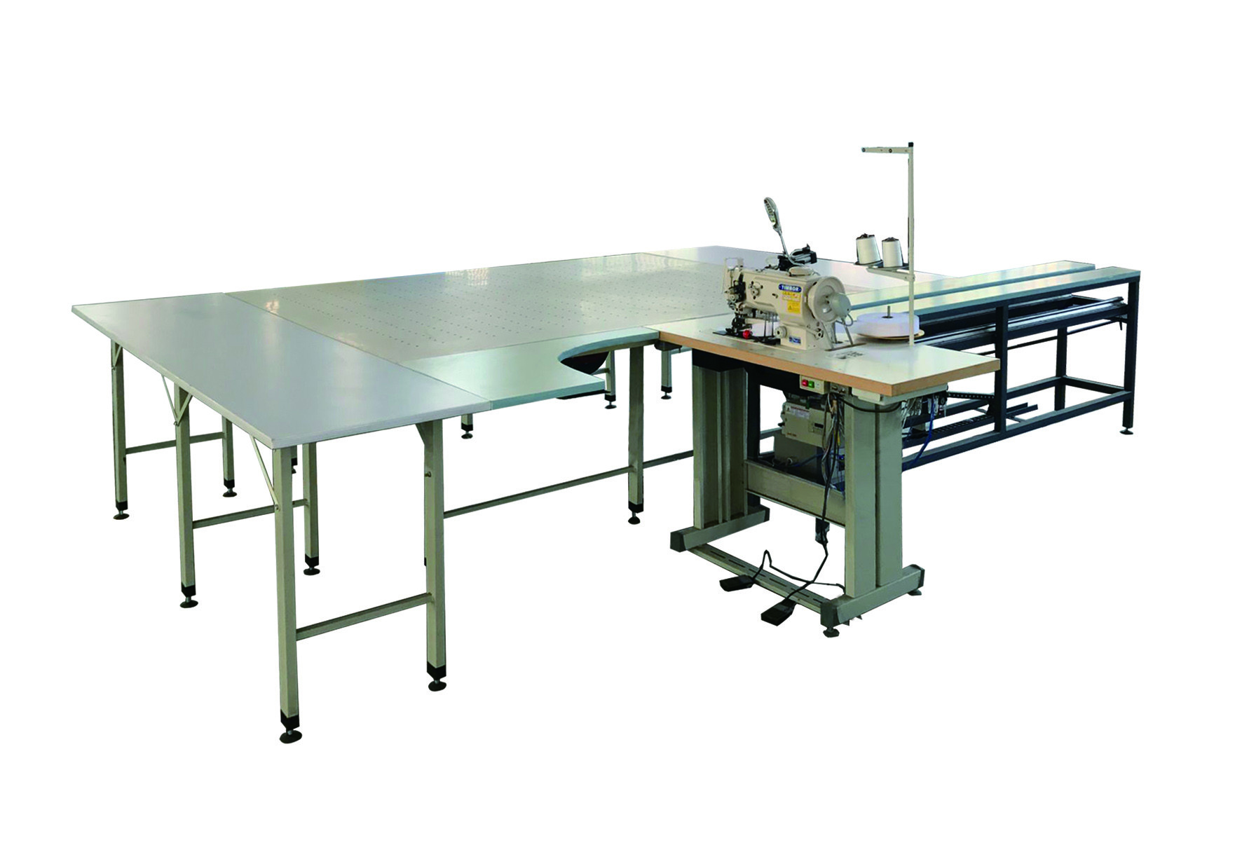 Cnc Upholstery Sewing Machine For Webbing Edge Trimming Overlock Stitching Sewing