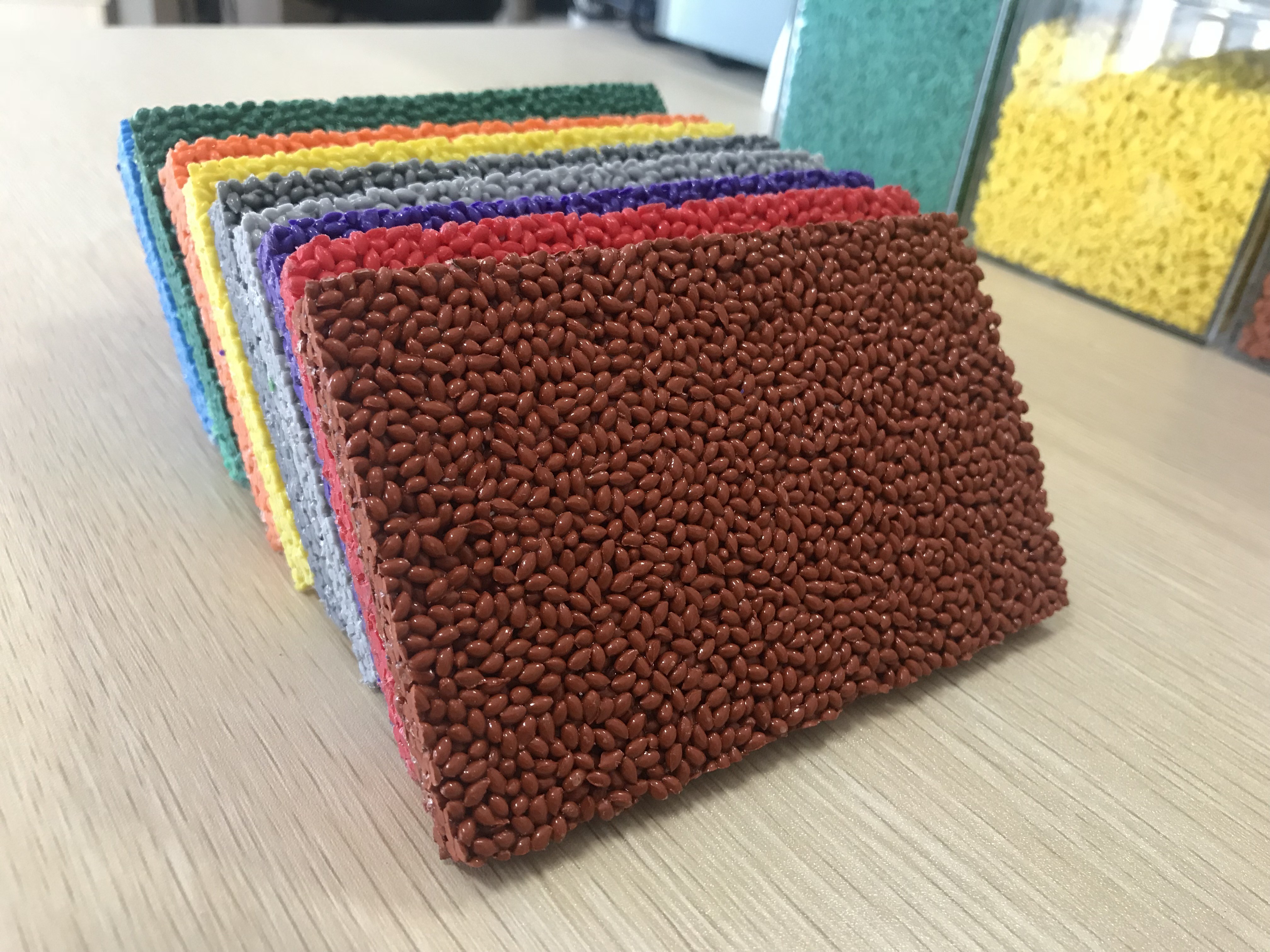 Breathable Odorless Non Toxic EPDM Rubber Particles