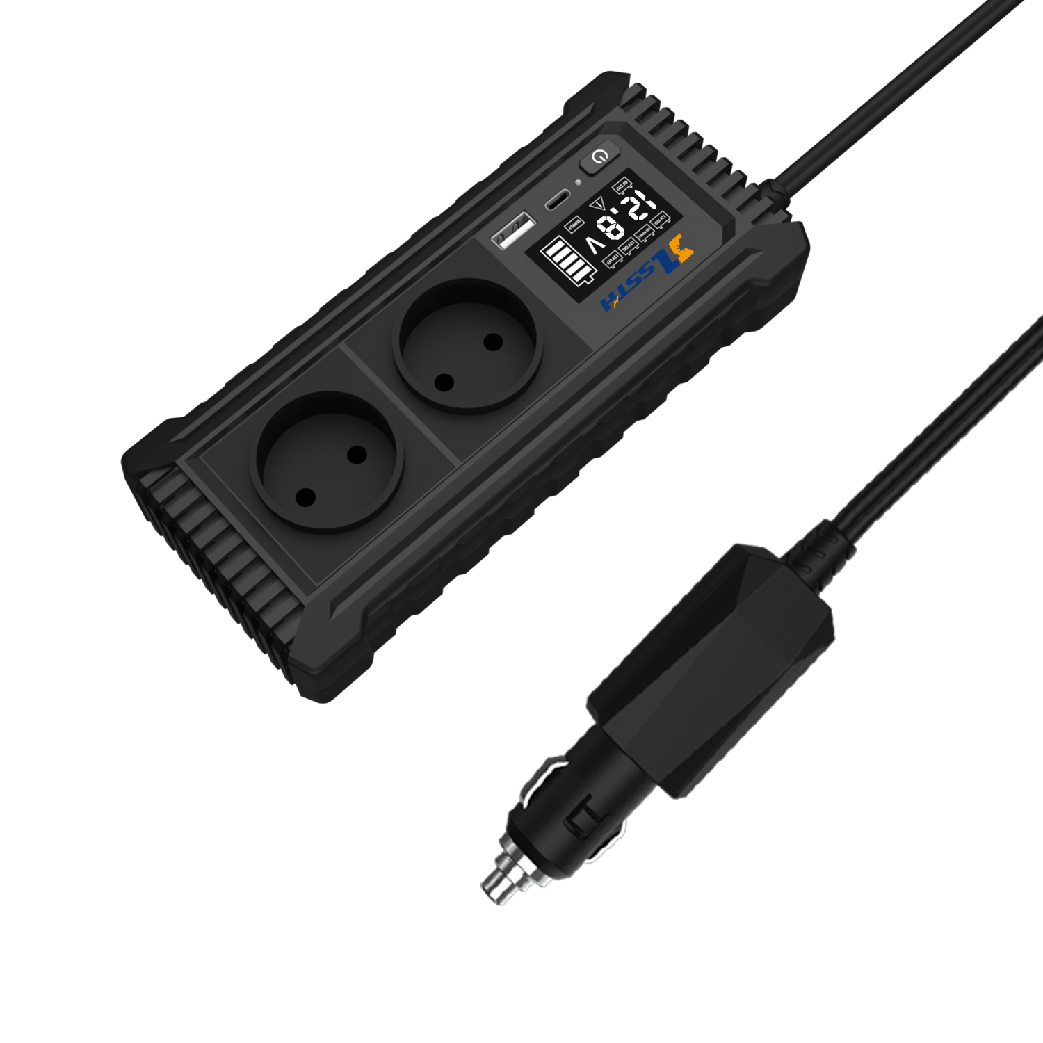 200W 12V DC to AC 110V 220V Pure Sine Wave Car Power Inverter