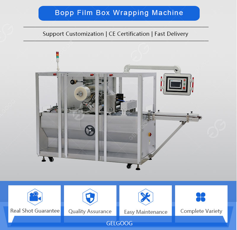 cigarette pack cellophane wrapping machine