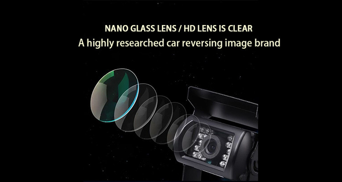 Universal 12V Dash Cam Maxi Truck Back-up Camera With Built In 18 IR LED For Night Assistance