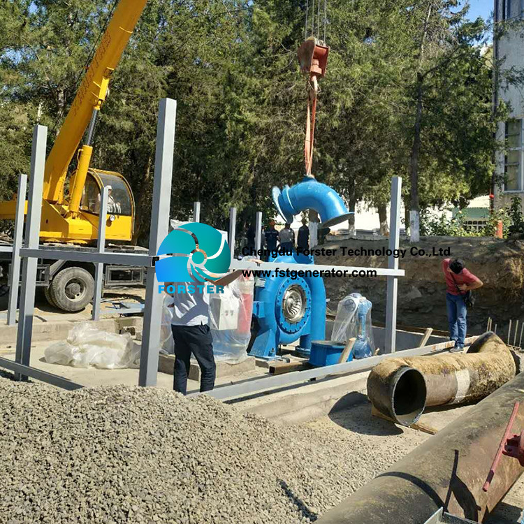 1.5mw 2mw 3mw 5mw Water Power Francis Hydro Turbine Low Rpm Horizontal Installation