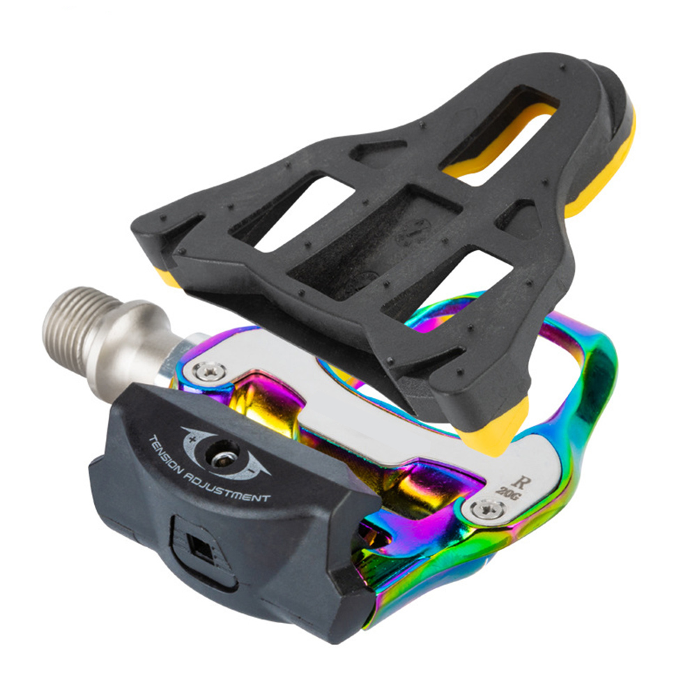 KOOTU Colorful Clipless Pedals Road Bike Pedals SPD Lock Pedals