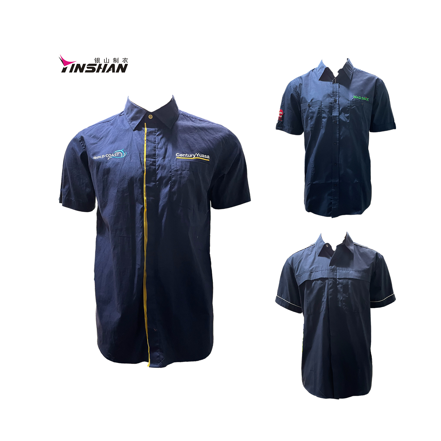 Popular Design Custom Logo Coverall Safety Corporate Uniform Workwear Clothing