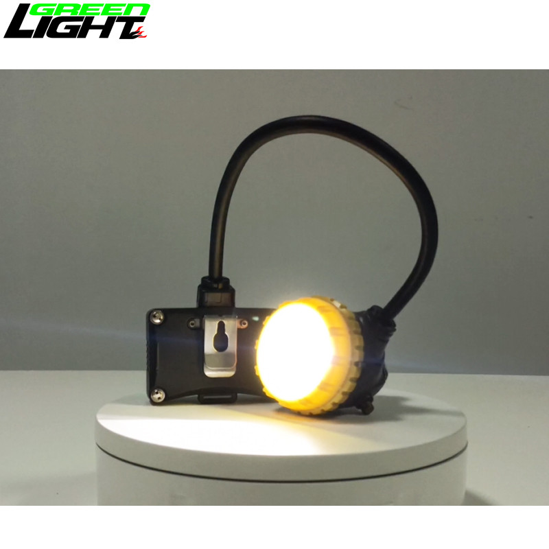 15000lux Mining Hard Hat Light With Rear Warning Light 3.7V 450mA 1.7W