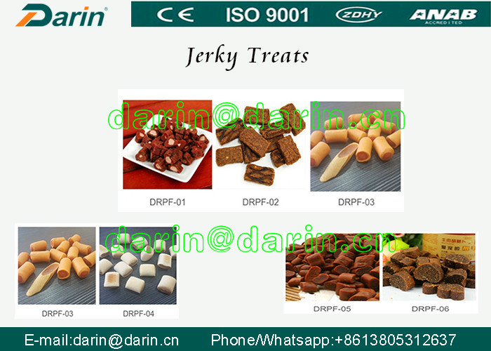 100 Natural Jerky Treats Pet Food Production Line Chicken Breast Pet Food Machine SUS 304