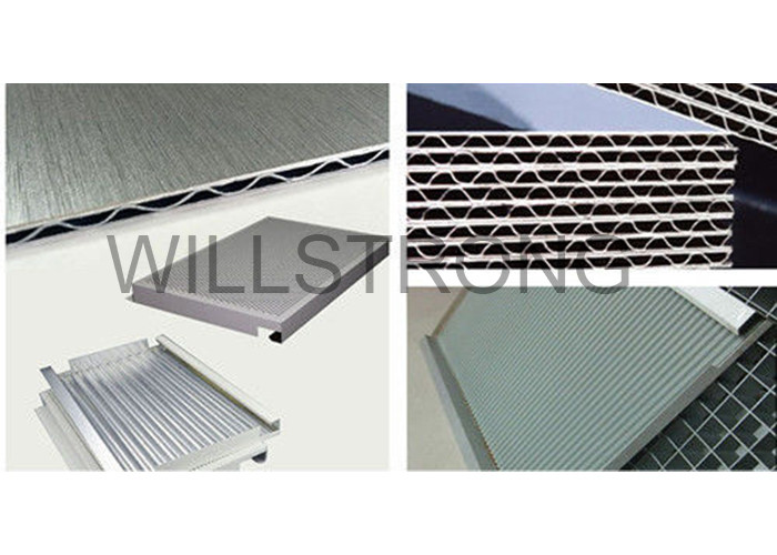 Moisture Proof Corrugated Composite Panels For Facade Architecture Interior Decoration
