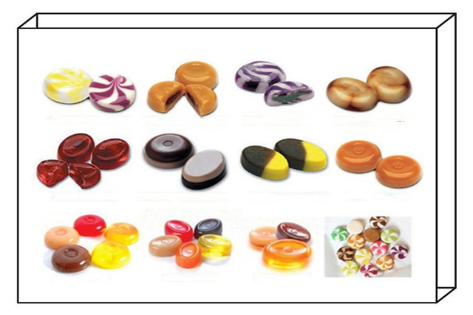 Servo Driving PLC Control Hard Candy Production Line Machines Industry Candy Making Lines 7