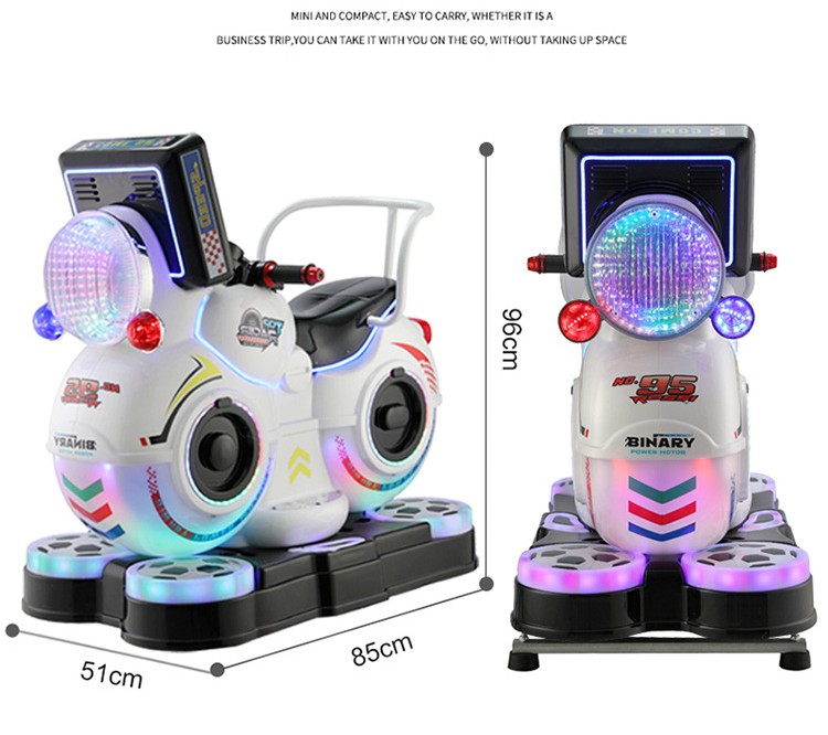 Plug Type US PLUG Custom Kiddy Ride Machine Kids Motorcycle Game Machine 85*51*96cm
