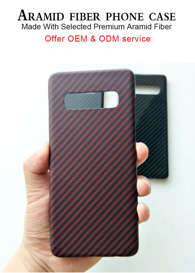 Logo Printed Military Material Samsung S10 Aramid Fiber Case