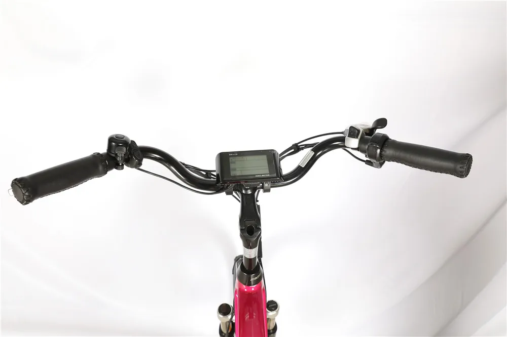 Aluminum Alloy Frame Electric City Bike 36V 10.4Ah Lithium Battery 26" Electric Bicycle
