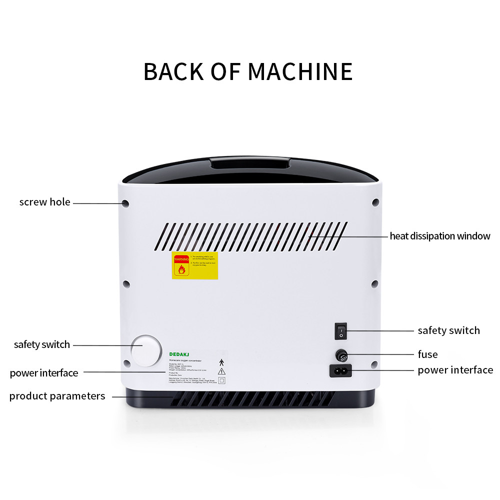 Factory Prcie 7L 90% Oxygen Concentrator Home Portable Oxygen Concentrators