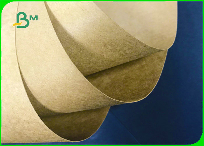 FSC & SGS 250gsm - 400gsm Brown Uncoated Kraft Paper For Making Boxes 