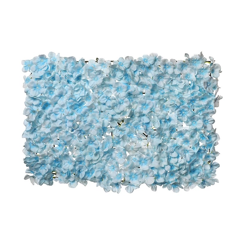 Artificial Flowers Preserved Hydrangea Flowers Wall For Homee Decoration