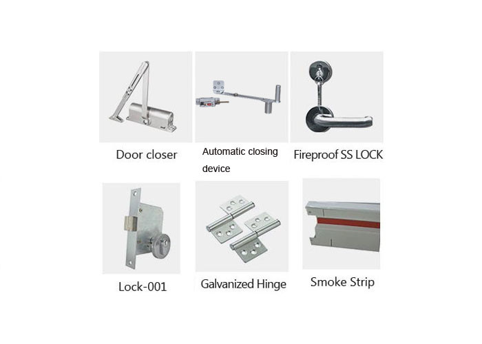High Rise Building Steel Frame 60Min Fire Rated Glass Window