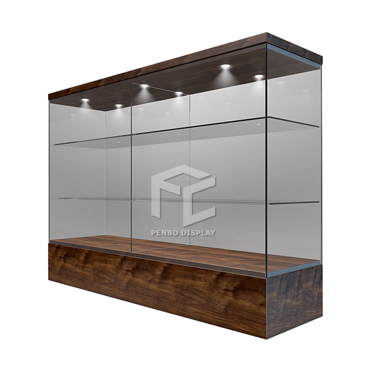 T4 LED Fashion Museum Display Showcase Penbo Display 1200*400mm