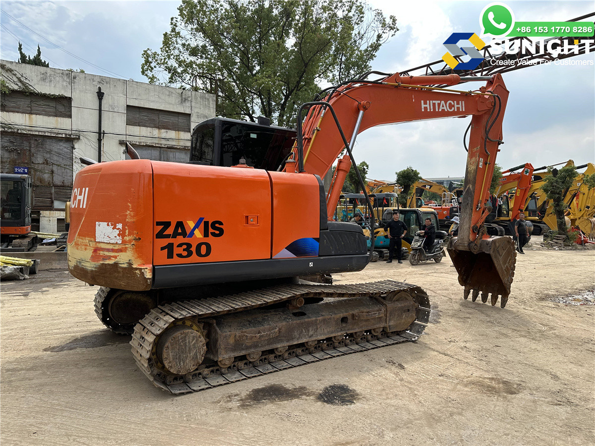 13 Ton High Performance Used Construction Equipment Crawler Excavators Hitachi ZX130 Used Excavator HitachiZX130 for Sale