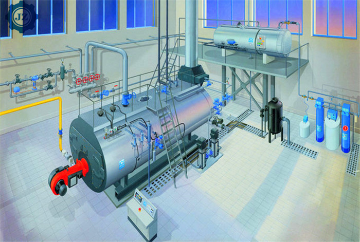 Quick Assembly Natural Gas LPG Heavy Oil Bunker C 2# 6# Diesel Fired Steam Boiler For Food Industry