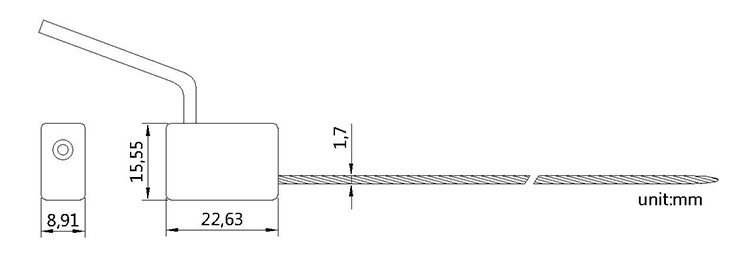 High Quality Safety Security Wire Cable Lock Seal/Mechanical Seal