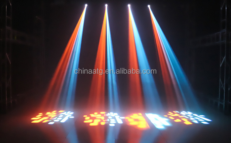 LED Moving Head Light AC100-240V 50-60Hz Input Voltage With 60W RGBW