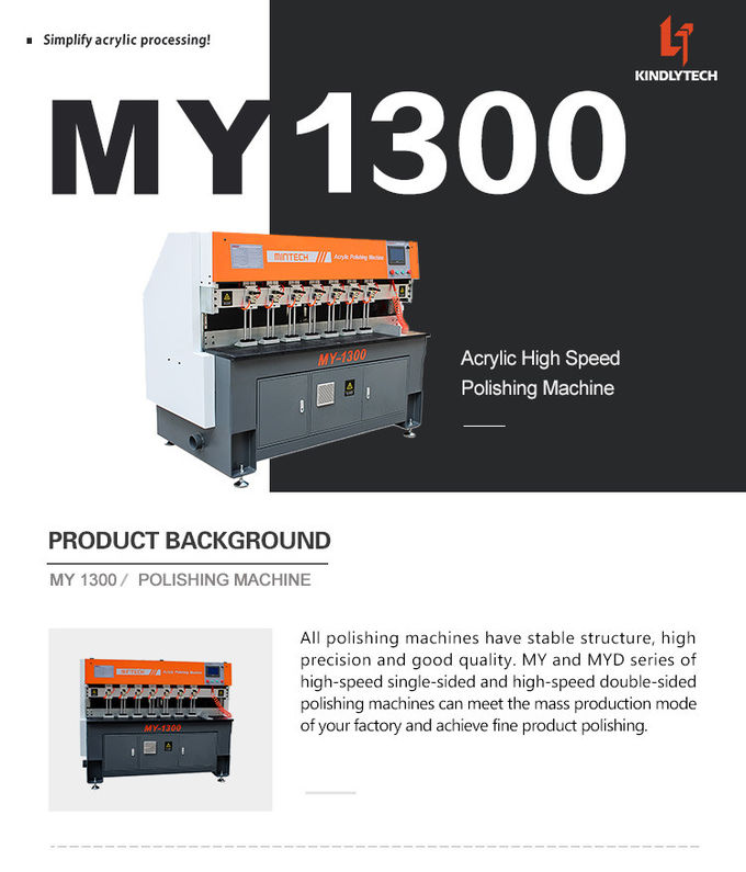3KW 1.3m/Min Diamond Edge Acrylic Polishing Machine CE approved