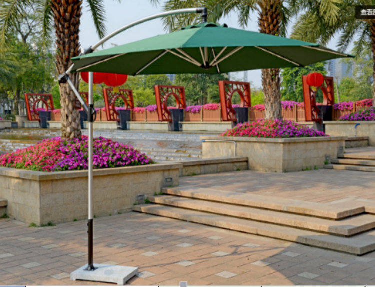 Advertising Sun Parasol Umbrella Aluminum Frame Large Parasol Umbrella