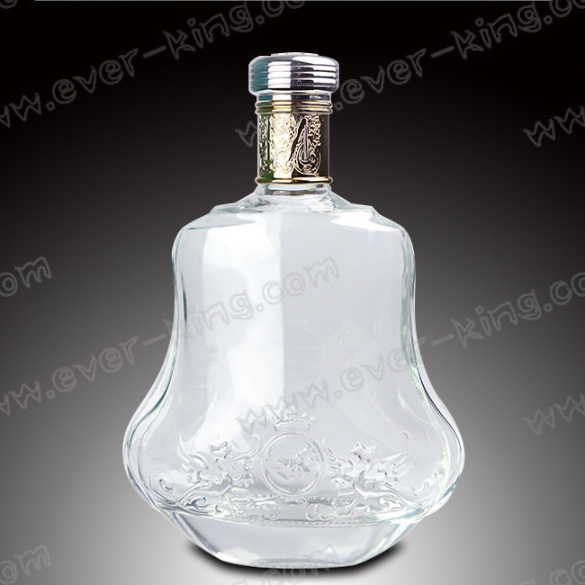 Square 750ml Rum Bottle For Luxury Liquors