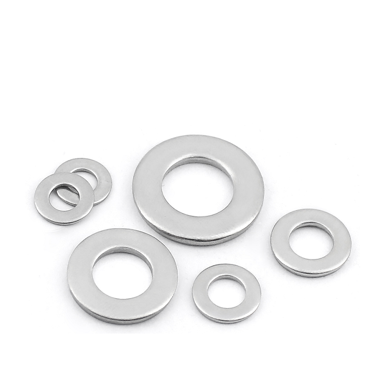 ISO Standard Stainless Steel Flat Washers with Zinc Finish 5mm Thickness M8 M3 M20 M12 M16