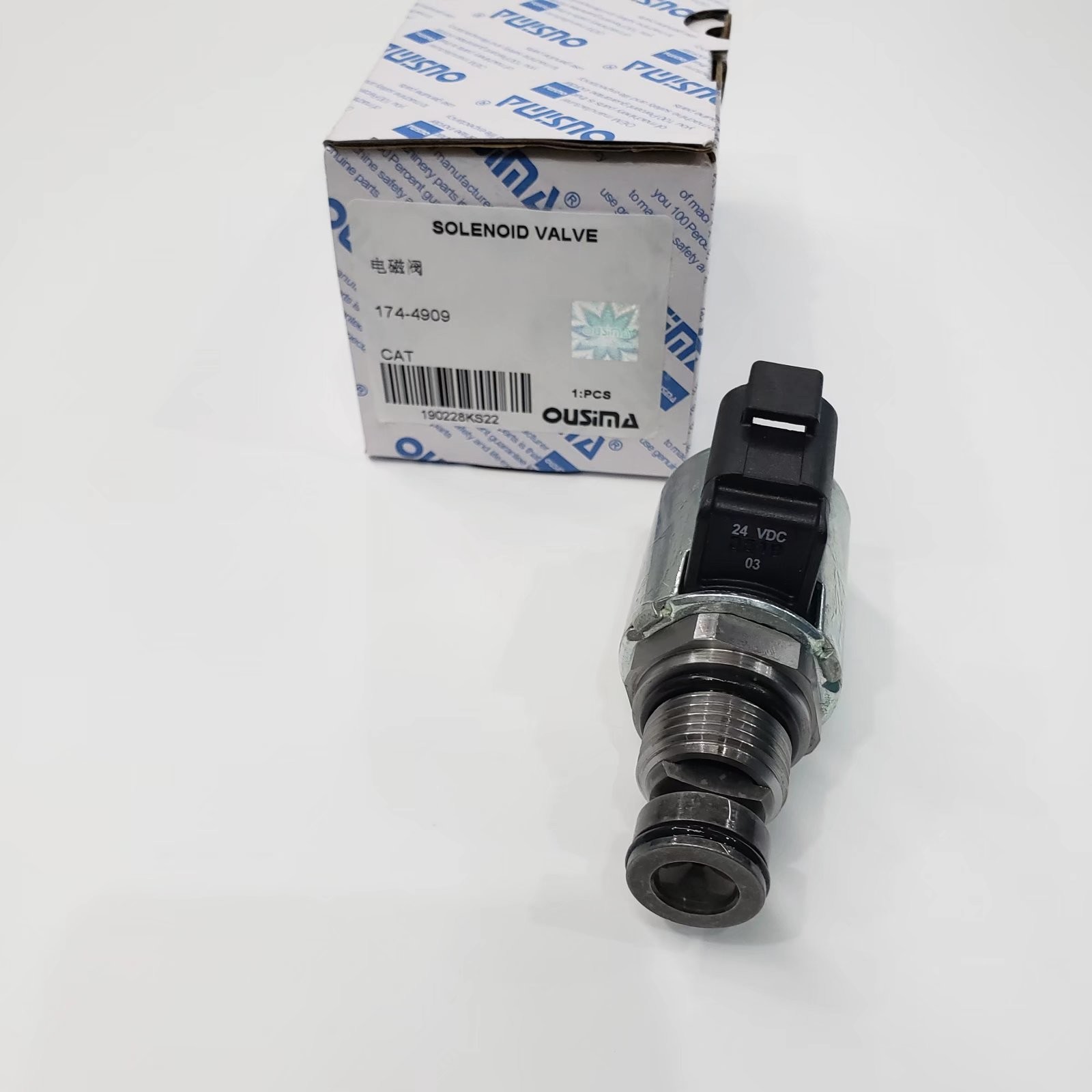 OUSIMA 174-4909 Solenoid Valve Assembly Solenoid For Excavator