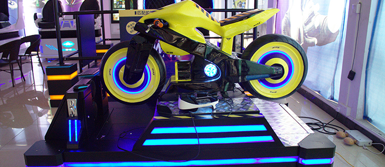 Theme Park Xd VR Motorcycle Simulator Equipment With Locked Door 2.05 X 1.2 X 1.25 M
