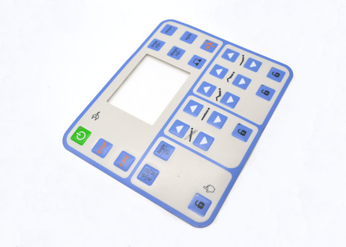Embossed Tactile Membrane Switch Keypad , Multi Button Membrane Panel Switch