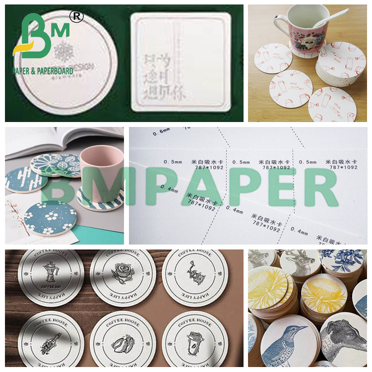 2mm High White Absorbent Paper Uncoated Smooth Surface Card 70 * 100cm