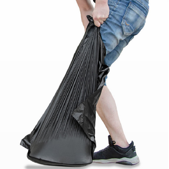 PE Heavy Duty Plastic Packaging Garbage Bin Bag Green or Customized