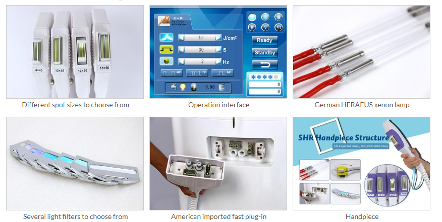 Painless Portable IPL Laser Machine Waterproof With Air Water Wind Semiconductor Cooling Gel