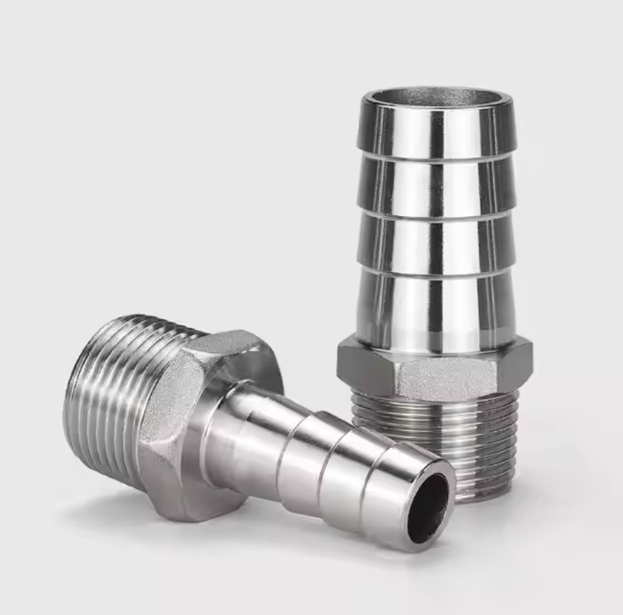 Certified Female Brass Garden Hose Connectors Stainless Steel Compression double Ferrules Union Tube Fittings