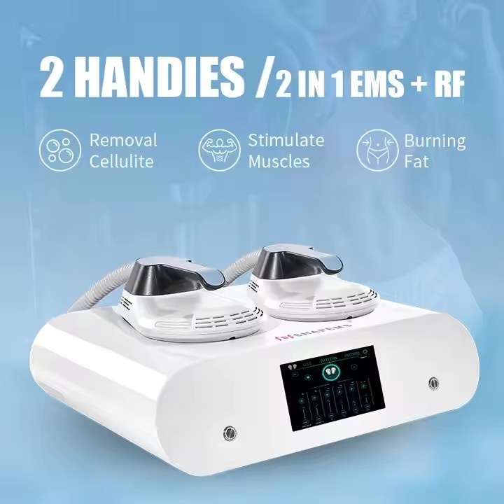 2025 Newest EMS RF Body Sculpt Machine Spa Body Contouring Desktop Muscle Building Fat Burning Beauty Device