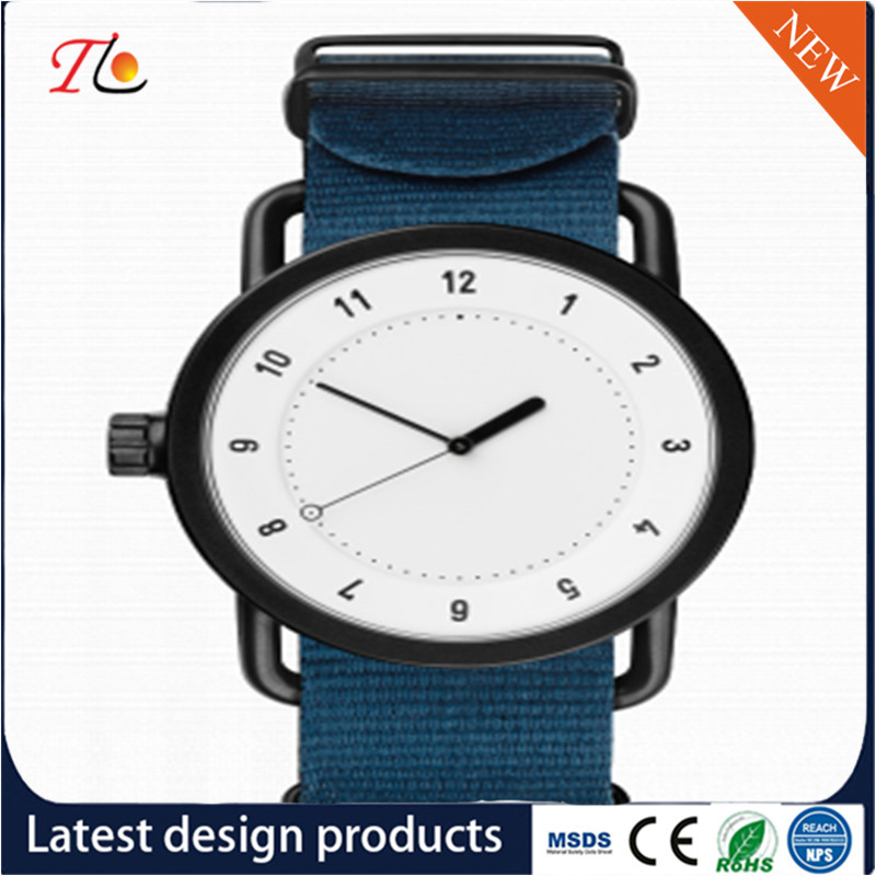 Wholesale Woven Watch with Alloy Case and Custom Logo Fashion Watch Woven Strap Movement Watch Sport Watch