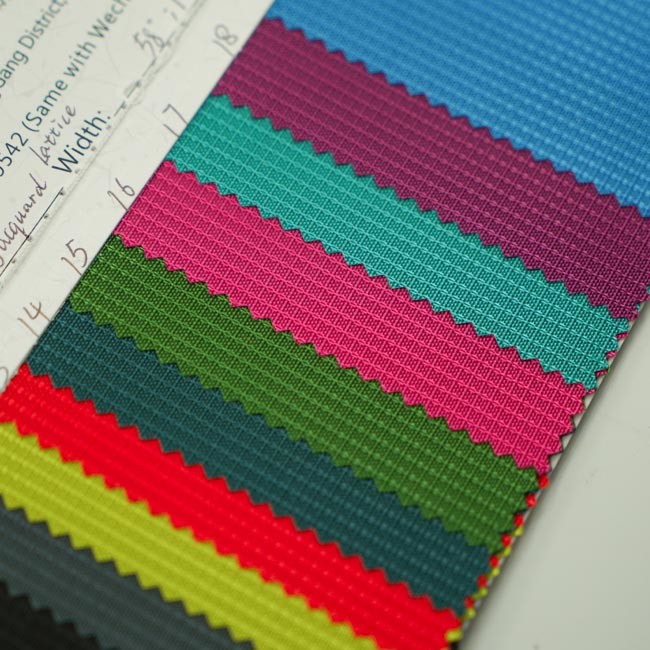 Waterproof PU Oxford Polyester Fabric 100% Polyester For Coating Material