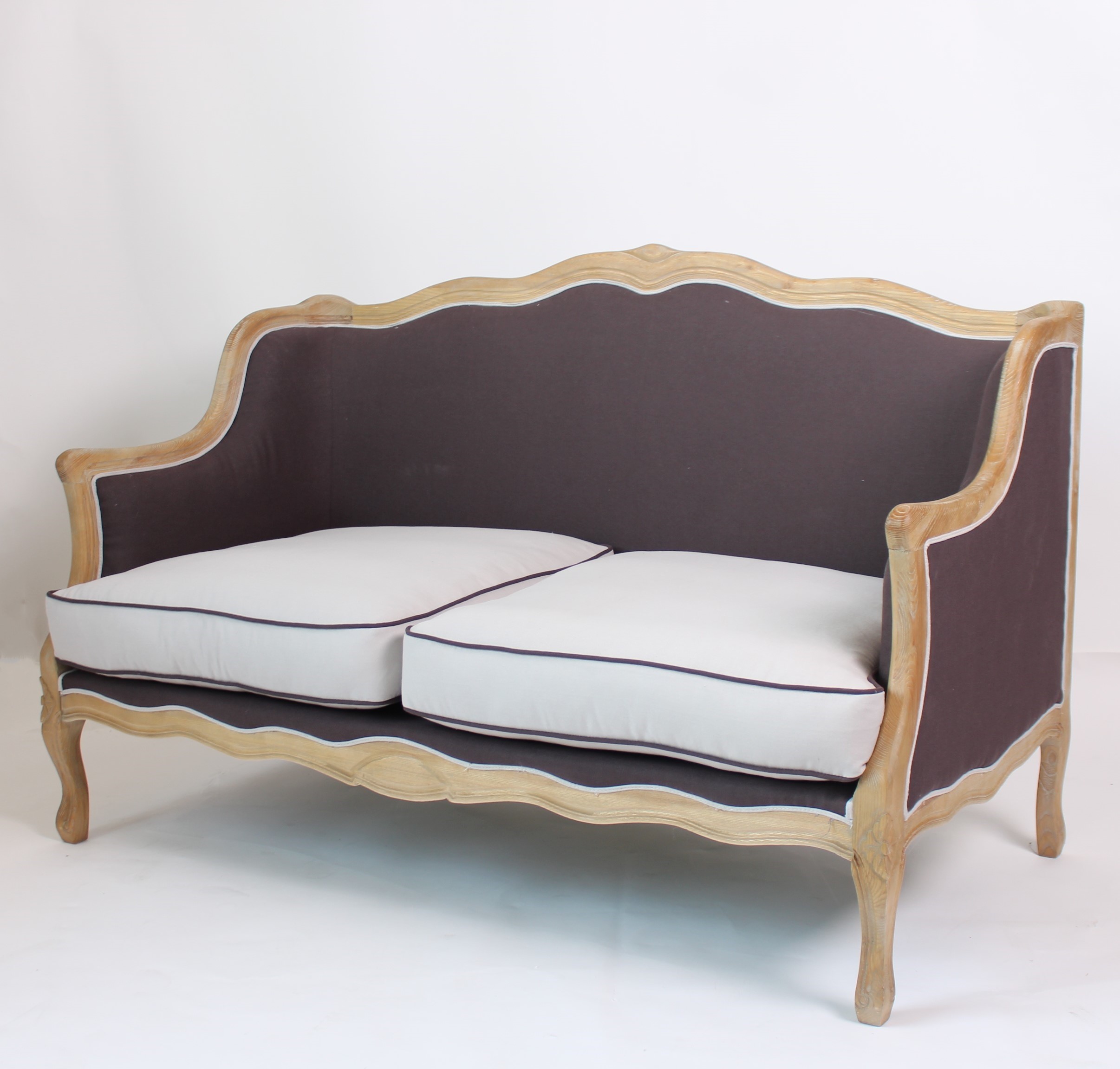 2018 French style sofa And home furniture of Double Egg Chair best velvet fabric and solid wood