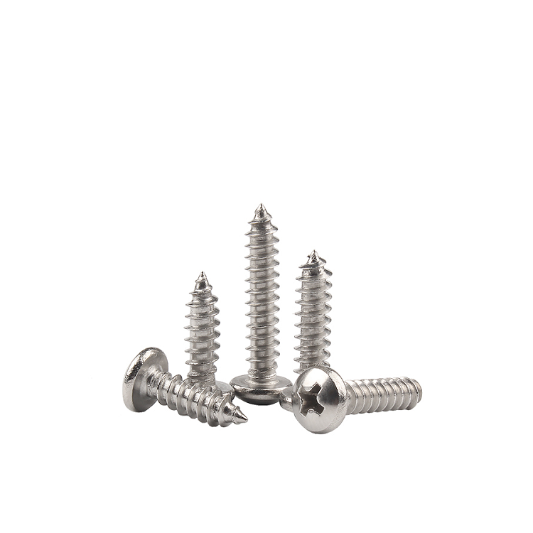 DIN Standard Phillips Pan Head Pozi Drive Type AB Thread Self-Tapping Screws for Sal