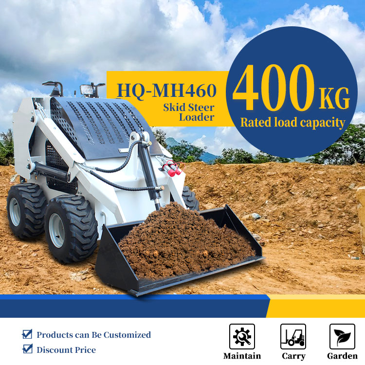 200kg Rated Loading Mini Skidsteer Loader with Free Shipping and EPA CE Certification