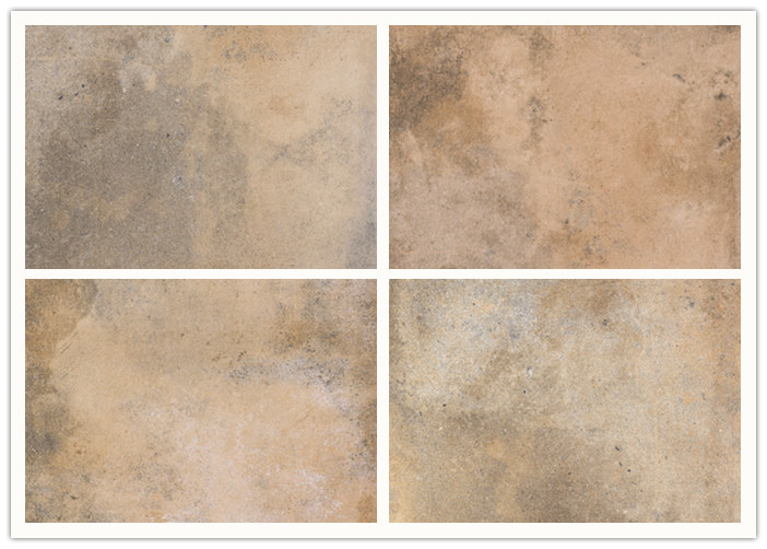 Non Slip Cement Look Porcelain Tile Absorption Rate Less Than 0.05%