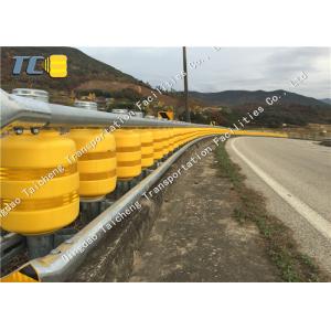 Tunnel Opening Roller Crash Barriers Rustproof 20000 Meters Rotating Guardrail