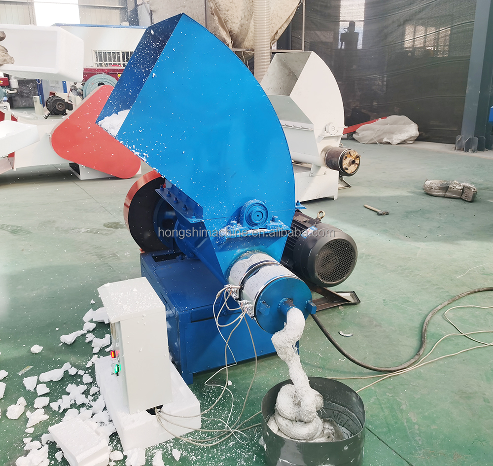 Fast food box foam melt machine styrofoam epe melting recycling machine thermocol foam block making machine