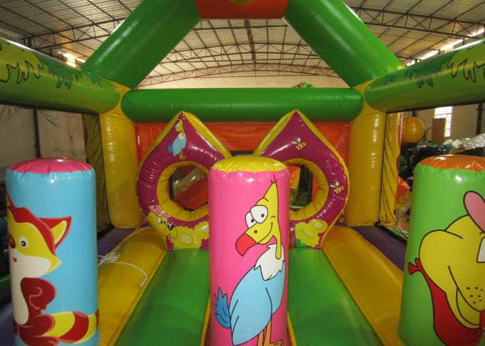 Giraffe animals inflatable obstacle courses cute deer theme obstacle courses inflatable athletics sport games courses