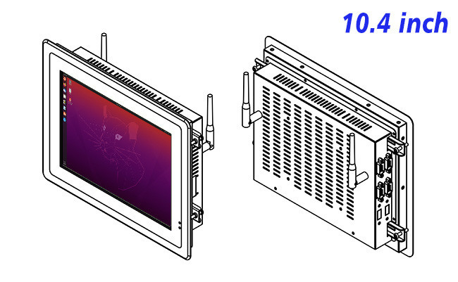10.4-Inch Embedded Linux Display for Industrial Control Systems and HMI Applications