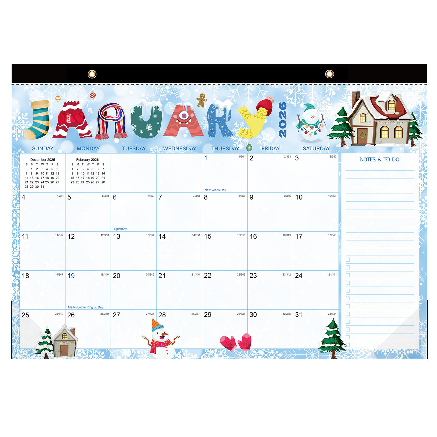 1 Calendar of Paper Business Branded Custom Desk Calendars for Promotion
