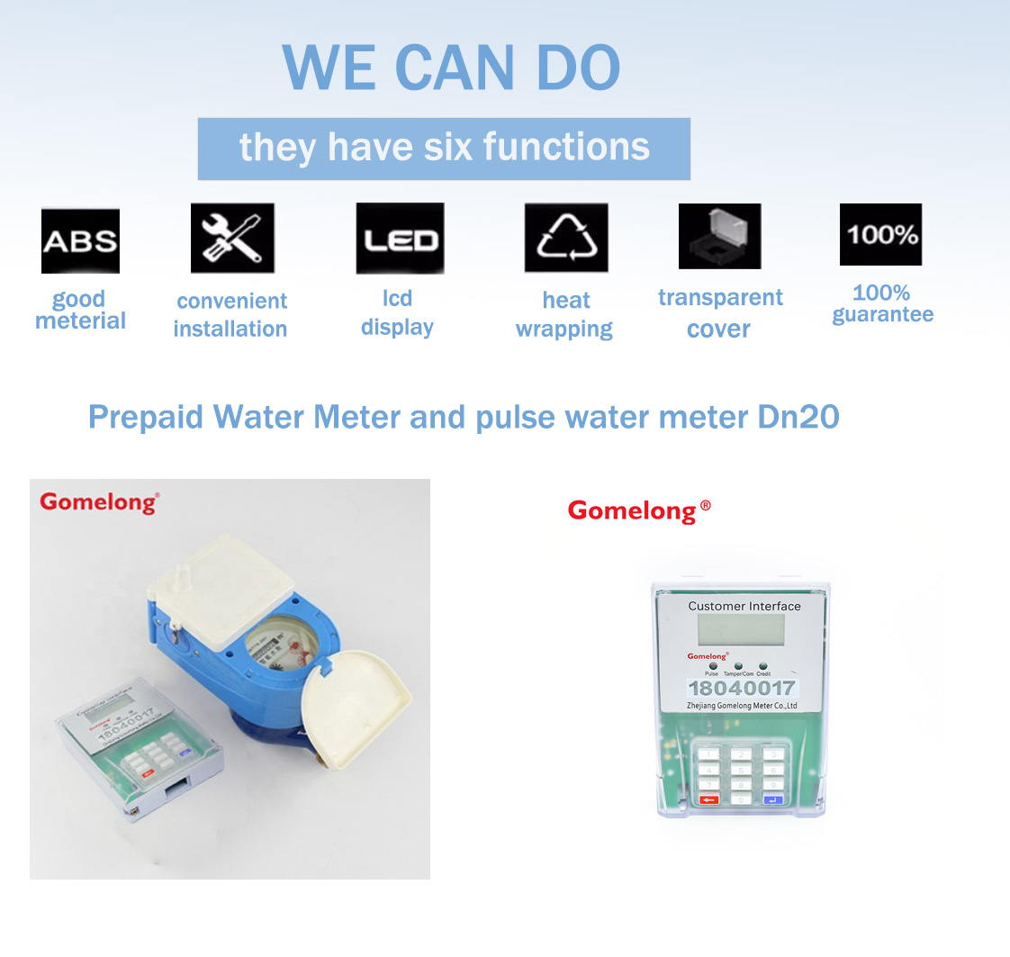 Original Factory Gomelong STS Water Meter original factory water meter Reading System For Sale