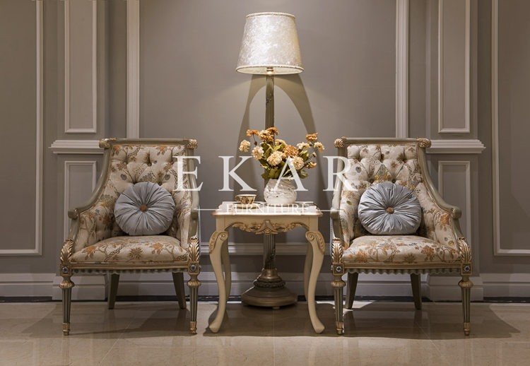 Wooden Recliner Chair Indoor Furniture Modern Fabric Reclining Chair Recliner Chair FX-103
