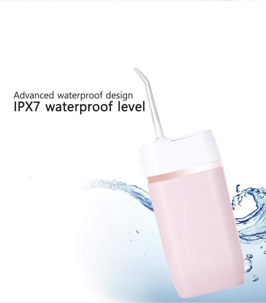 Cordless USB Portable Water Flosser Oral Irrigator 30-100PSI 50/60Hz